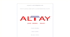 Desktop Screenshot of altaytente.com